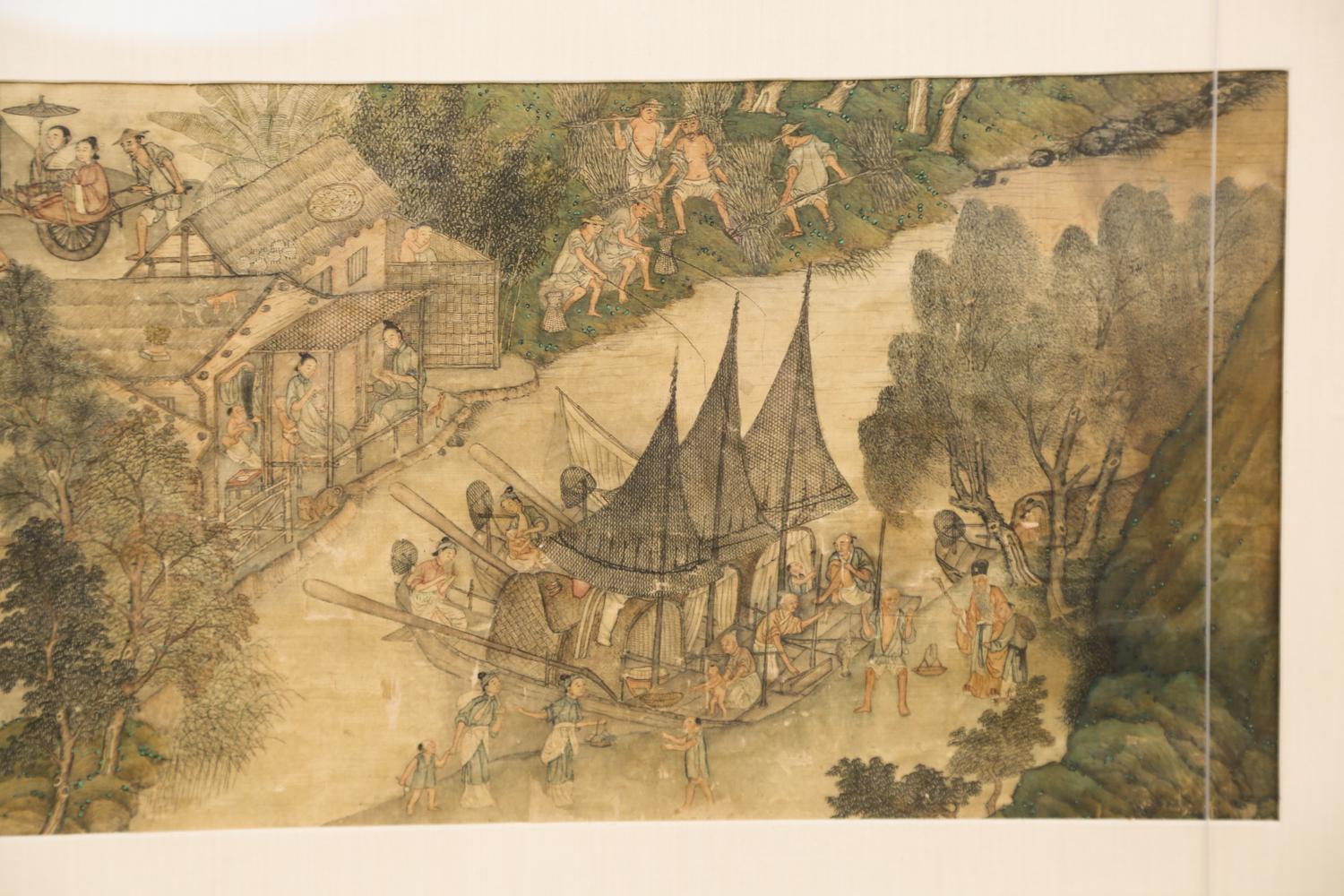 Chinese_Handscroll_Mounted_in_Frame_Colored_Ink_on_Silk_18th-19th_Century953_2